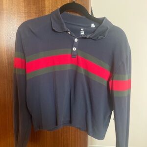 Pacsun Long Sleeve Navy Blue Shirt